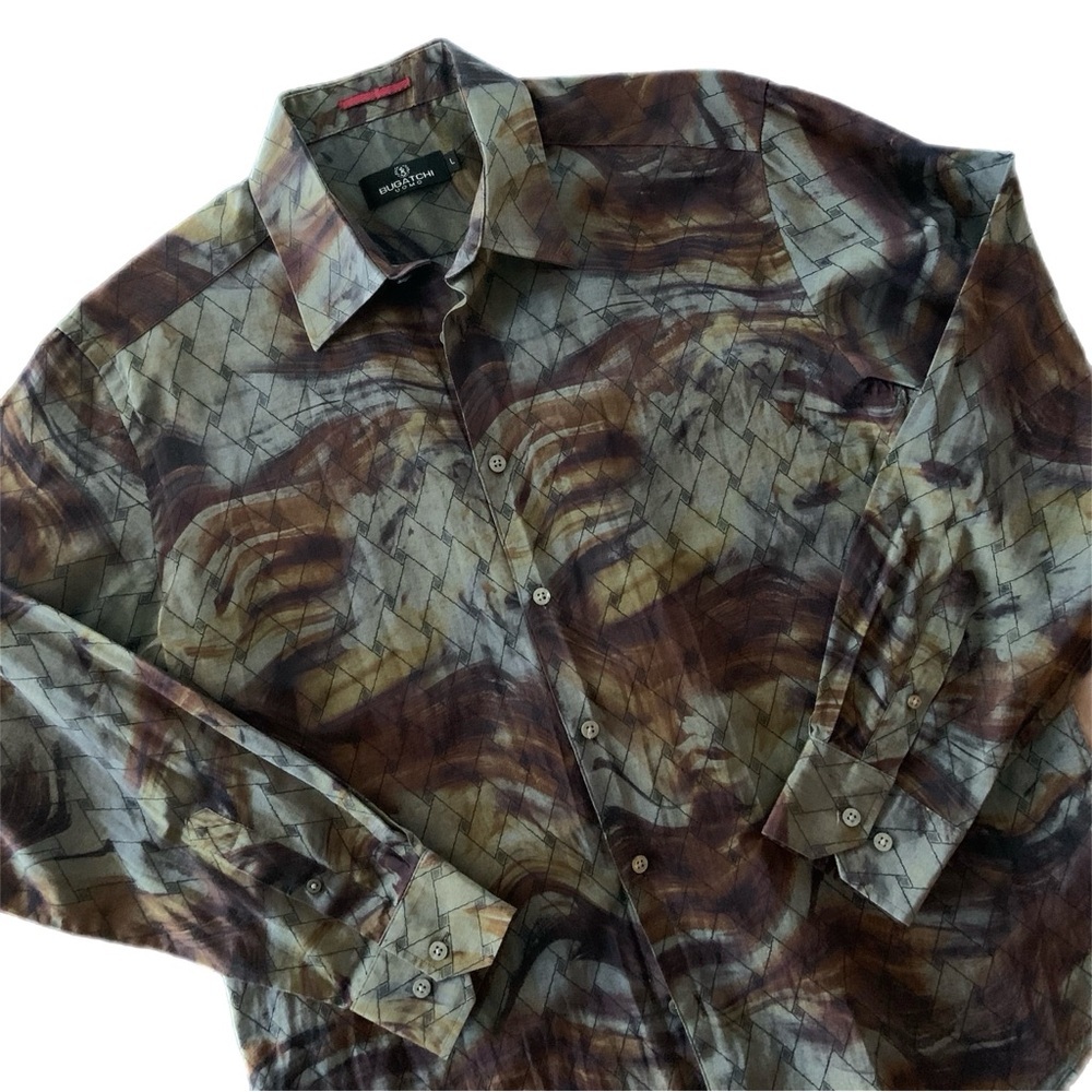Bugatchi Uomo Large Long Sleeve Button down